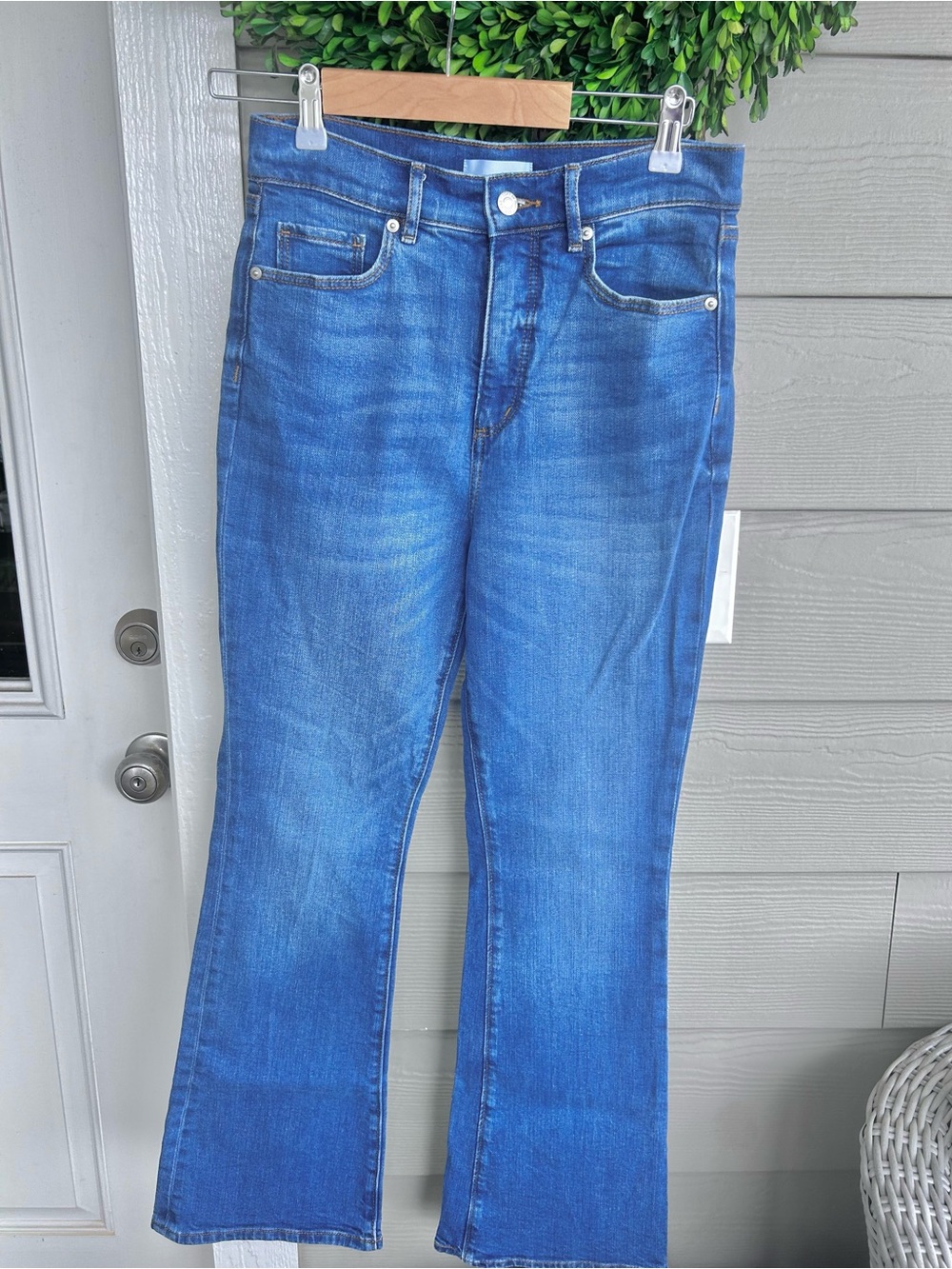 Women’s loft slim flare jeans sz 27/4